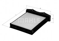 Filter, kupéventilation LA 360 Mahle