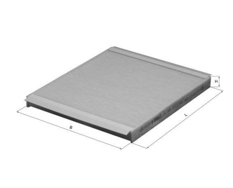 Filter, kupéventilation LA 361 Mahle, bild 2