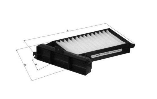 Filter, kupéventilation LA 384 Mahle, bild 2