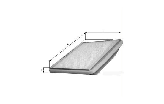 Filter, kupéventilation LA 39 Mahle