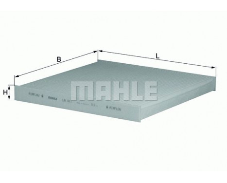 Filter, kupéventilation LA 411 Mahle