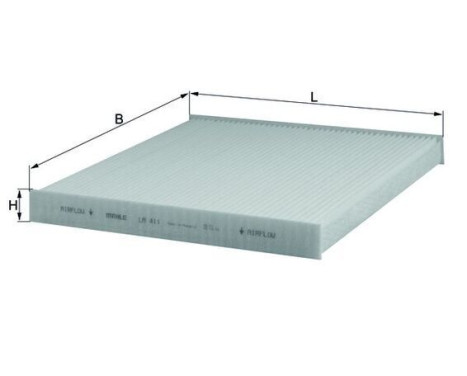 Filter, kupéventilation LA 411 Mahle, bild 2