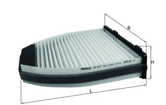 Filter, kupéventilation LA 413 Mahle