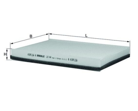 Filter, kupéventilation LA 44 Mahle, bild 2