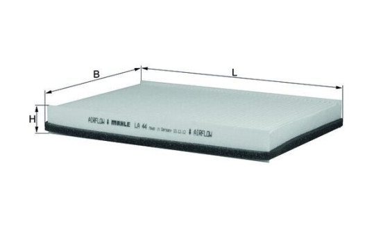Filter, kupéventilation LA 44 Mahle, bild 2