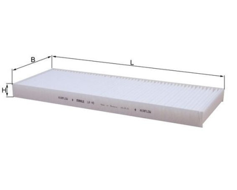 Filter, kupéventilation LA 45 Mahle, bild 2