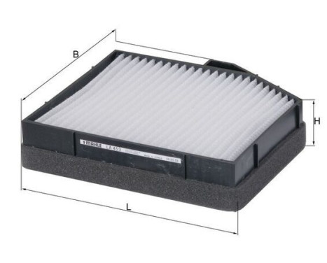 Filter, kupéventilation LA 453 Mahle