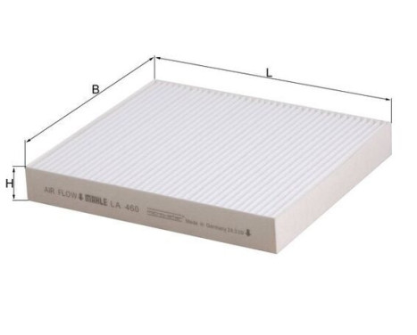 Filter, kupéventilation LA 460 Mahle, bild 2