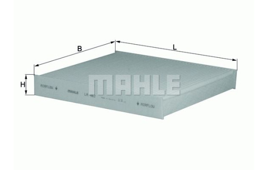 Filter, kupéventilation LA 462 Mahle