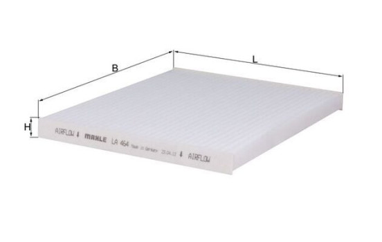 Filter, kupéventilation LA 464 Mahle