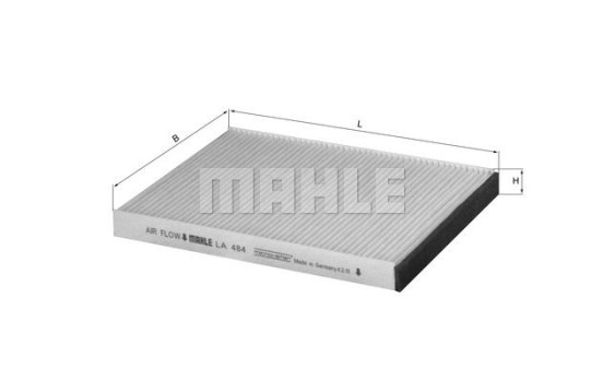 Filter, kupéventilation LA 484 Mahle