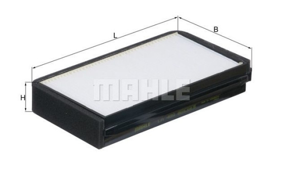 Filter, kupéventilation LA 489 Mahle, bild 2