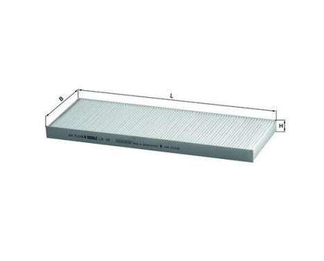 Filter, kupéventilation LA 49 Mahle, bild 2