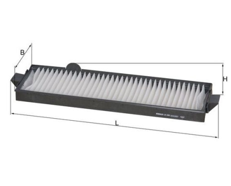Filter, kupéventilation LA 506 Mahle, bild 2