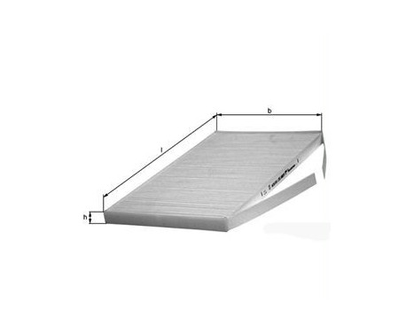 Filter, kupéventilation LA 58 Mahle