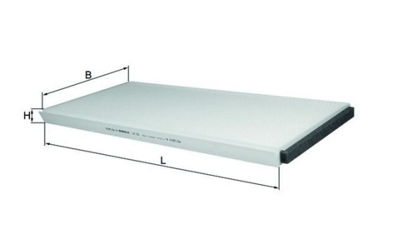 Filter, kupéventilation LA 62 Mahle