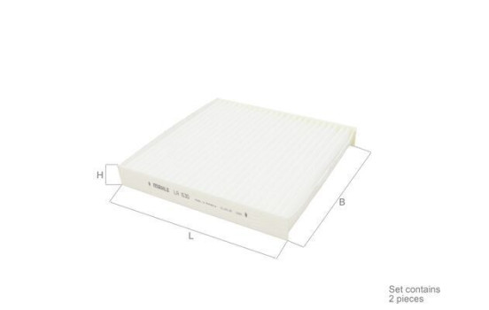 Filter, kupéventilation LA 630/S Mahle