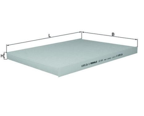 Filter, kupéventilation LA 64 Mahle