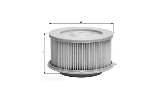 Filter, kupéventilation LA 65 Mahle