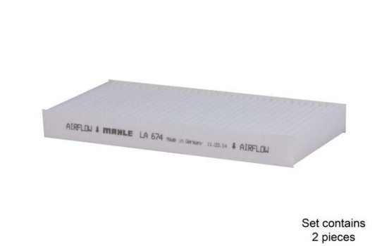 Filter, kupéventilation LA 674/S Mahle, bild 2