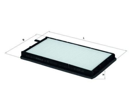 Filter, kupéventilation LA 80 Mahle