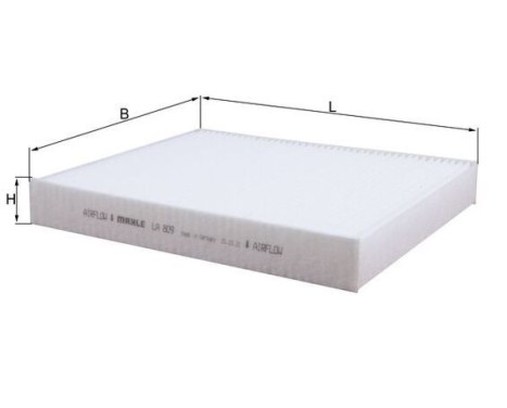 Filter, kupéventilation LA 809 Mahle