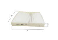 Filter, kupéventilation LA 809 Mahle