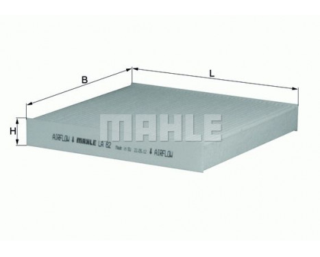 Filter, kupéventilation LA 82 Mahle
