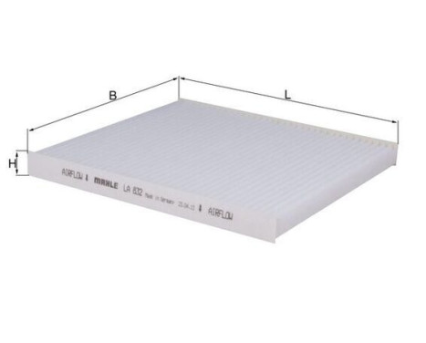Filter, kupéventilation LA 832 Mahle