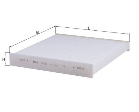 Filter, kupéventilation LA 859 Mahle