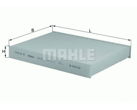 Filter, kupéventilation LA 87 Mahle
