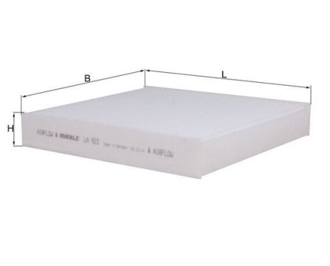 Filter, kupéventilation LA 923 Mahle