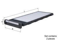 Filter, kupéventilation LA 932/S Mahle