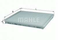 Filter, kupéventilation LA 95 Mahle