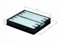 Filter, kupéventilation LA 98 Mahle