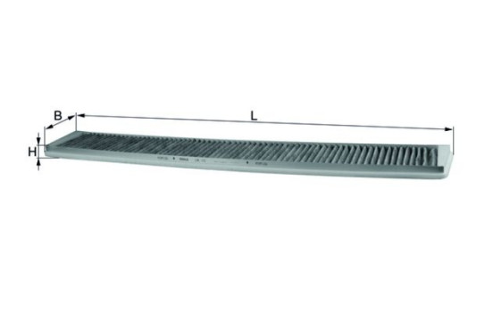 Filter, kupéventilation LAK 102 Mahle