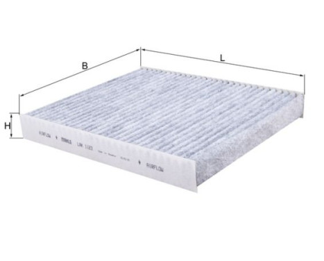 Filter, kupéventilation LAK 1123 Mahle