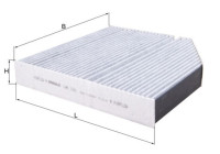 Filter, kupéventilation LAK 1161 Mahle