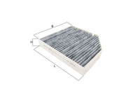 Filter, kupéventilation LAK 1161 Mahle