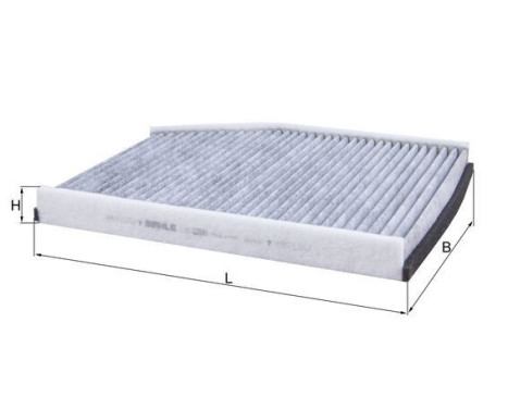 Filter, kupéventilation LAK 1288 Mahle