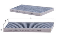 Filter, kupéventilation LAK 129/1 Mahle