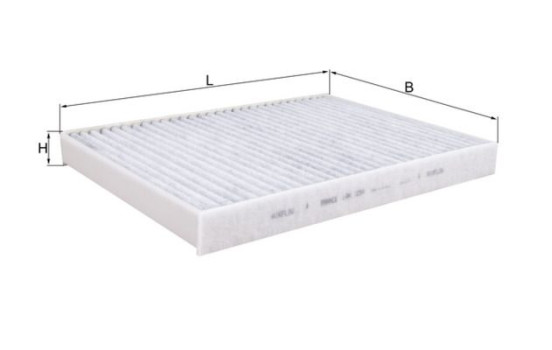 Filter, kupéventilation LAK 1294 Mahle