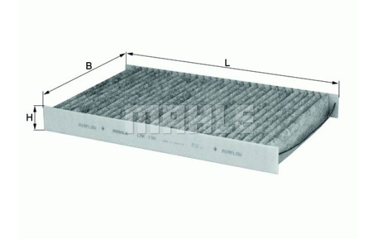 Filter, kupéventilation LAK 138 Mahle