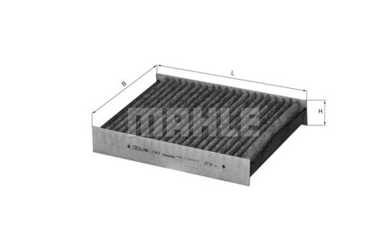 Filter, kupéventilation LAK 141 Mahle, bild 2