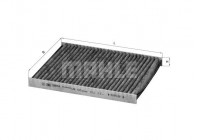 Filter, kupéventilation LAK 142 Mahle