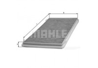Filter, kupéventilation LAK 143 Mahle