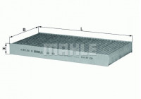Filter, kupéventilation LAK 152 Mahle