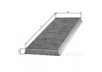 Filter, kupéventilation LAK 153 Mahle