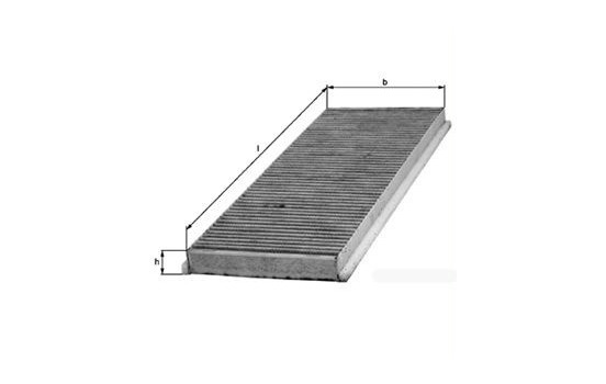 Filter, kupéventilation LAK 153 Mahle