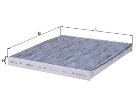 Filter, kupéventilation LAK 157 Mahle